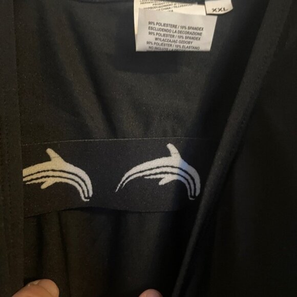 NWT Dolfin Black Swimwear Tankini Top XXL Beach Travel Vacation Resortwear - Picture 6 of 6